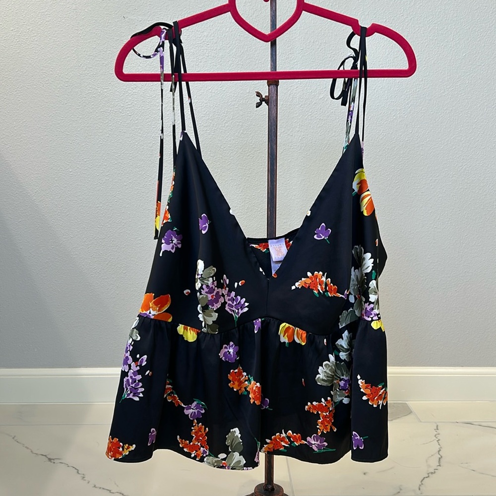 Savage X Fenty Night Blooms Satin Camisole